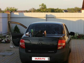 2013 Lada (ВАЗ) Granta I, чёрный, 165000 рублей, вид 3