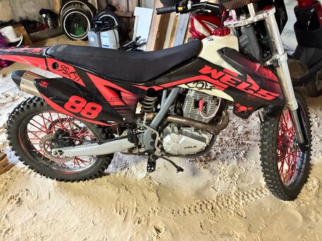 2025 Wels CRF 250, красный, 90000 рублей, вид 5