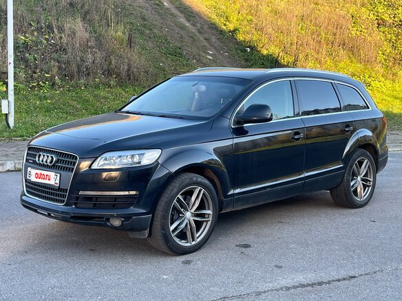 2007 Audi Q7 I (4L), чёрный, 700000 рублей