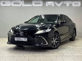 2021 Toyota Camry VIII (XV70) Рестайлинг, чёрный, 2990000 рублей, вид 1
