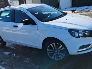 2019 Lada (ВАЗ) Vesta SW I, белый, 1000000 рублей, вид 5