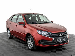 2019 Lada (ВАЗ) Granta I Рестайлинг, красный, 600000 рублей, вид 3