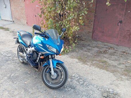 2008 Yamaha FZ6, голубой, 500000 рублей, вид 2