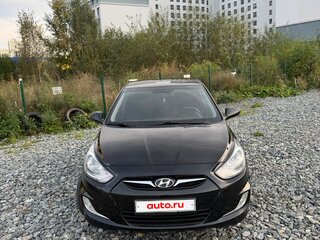 2012 Hyundai Solaris I, чёрный, 650000 рублей, вид 2