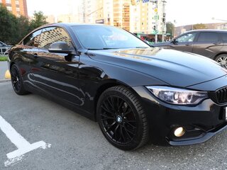 2014 BMW 4 серии 420i F32/F33/F36, чёрный, 2100000 рублей, вид 4