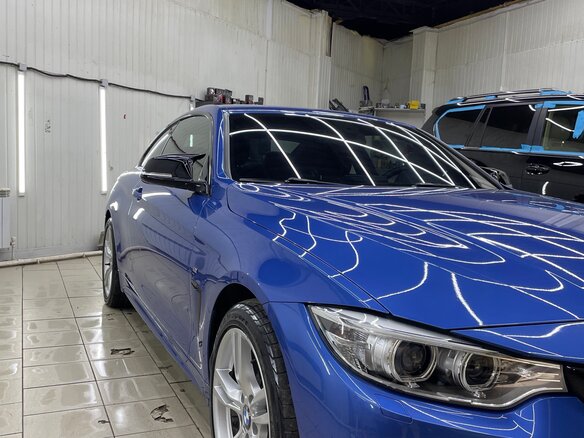 2014 BMW 4 серии 420i xDrive F32/F33/F36, синий, 2450000 рублей - вид 19