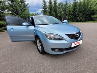 2007 Mazda 3 I (BK) Рестайлинг, голубой, 400000 рублей, вид 4