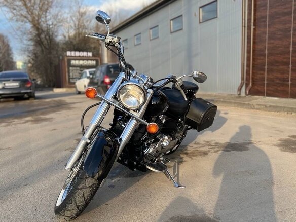2006 Yamaha XVS650 Drag Star, чёрный, 475000 рублей - вид 15