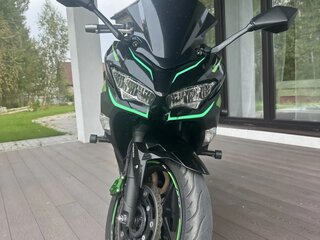 2017 Kawasaki Ninja 400, чёрный, 590000 рублей, вид 3