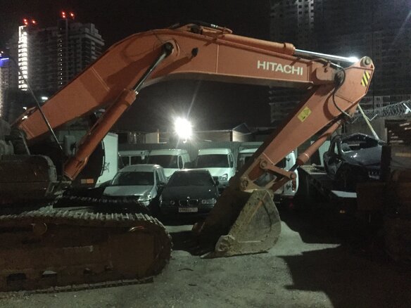 2017 Hitachi Гусеничные, оранжевый