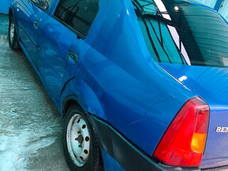 2007 Renault Logan I, синий, 185000 рублей, вид 4