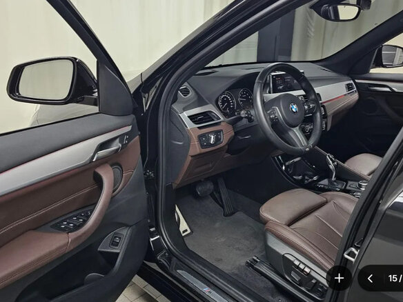2022 BMW X1 18d sDrive II (F48) Рестайлинг, синий, 2150000 рублей - вид 13