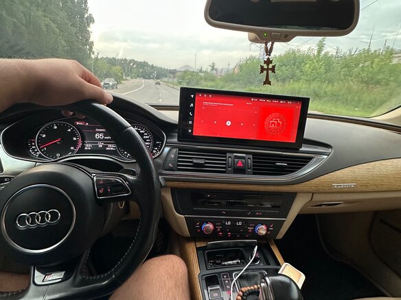 2013 Audi A7 S-tronic I (4G), бежевый, 2350000 рублей - вид 27