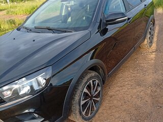 2019 Lada (ВАЗ) Vesta SW Cross I, чёрный, 900000 рублей, вид 2