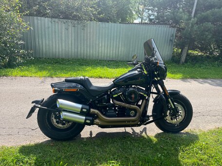 2020 Harley-Davidson Fat Bob, чёрный, 1950000 рублей, вид 5