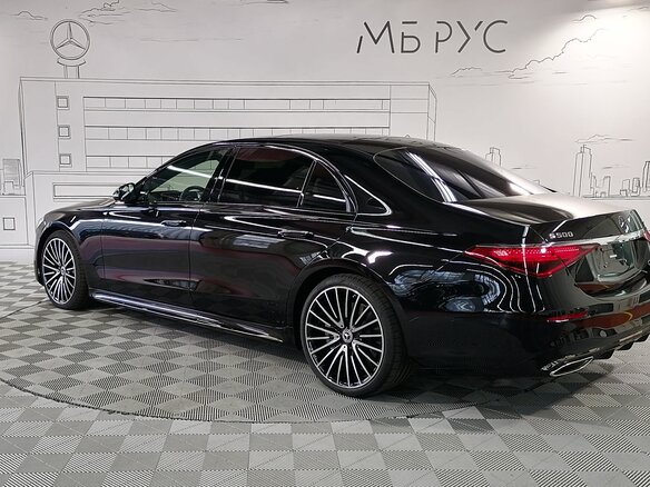 2024 Mercedes-Benz S-Класс 500 4MATIC VII (W223), чёрный - вид 2