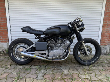 1983 Yamaha XV750 Virago, чёрный, 290000 рублей, вид 1