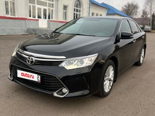 2015 Toyota Camry US Market VII (XV50) Рестайлинг, чёрный, 1900000 рублей, вид 5