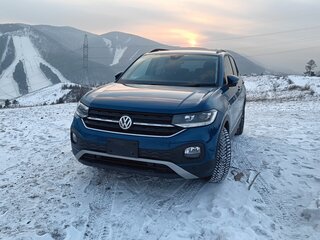 2019 Volkswagen T-Cross I, синий, 1700000 рублей, вид 2