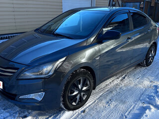 2016 Hyundai Solaris I Рестайлинг, жёлтый, 700000 рублей, вид 1