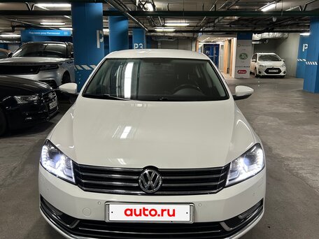 2013 Volkswagen Passat B7, белый, 1470000 рублей, вид 4