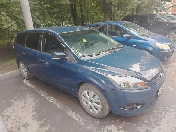 2010 Ford Focus II Рестайлинг, синий - вид 5