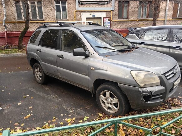 2006 Kia Sportage II, серый, 350000 рублей - вид 1
