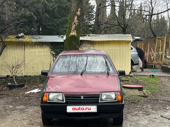 1996 Lada (ВАЗ) 21099, красный, 100000 рублей