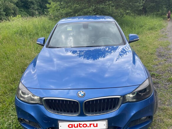 2014 BMW 3 серии Gran Turismo 320i xDrive VI (F3x), синий, 2300000 рублей