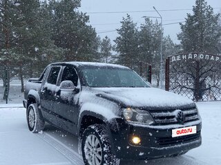 2012 Volkswagen Amarok Double Cab full-time I, чёрный, 1900000 рублей, вид 2