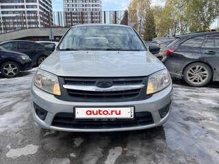 2015 Lada (ВАЗ) Granta I, серебристый, 400000 рублей, вид 2