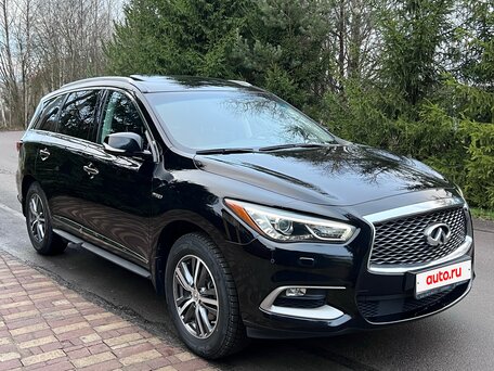 2017 Infiniti QX60 I Рестайлинг, чёрный, 2650000 рублей, вид 2