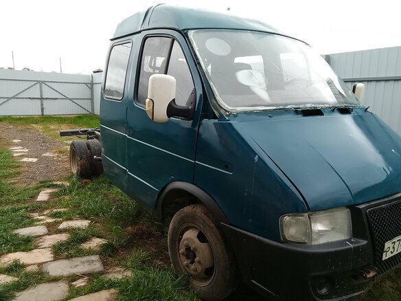 1998 ГАЗ ГАЗель (33023/330273) Фермер, синий, 250000 рублей - вид 2