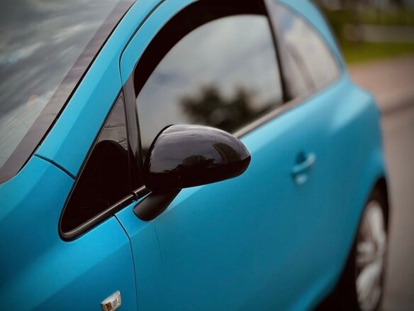 2008 Opel Corsa D, голубой, 410000 рублей - вид 7