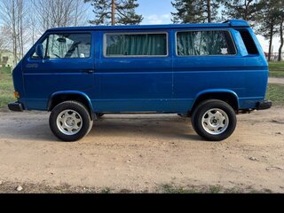 1992 Volkswagen Caravelle Syncro T3, синий, 950000 рублей, вид 3