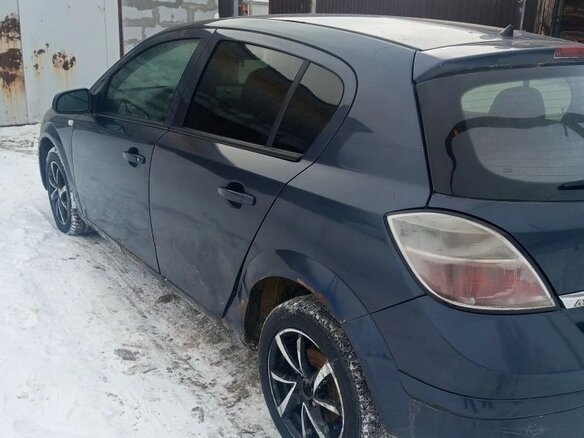 2008 Opel Astra H Рестайлинг, синий, 300000 рублей - вид 5