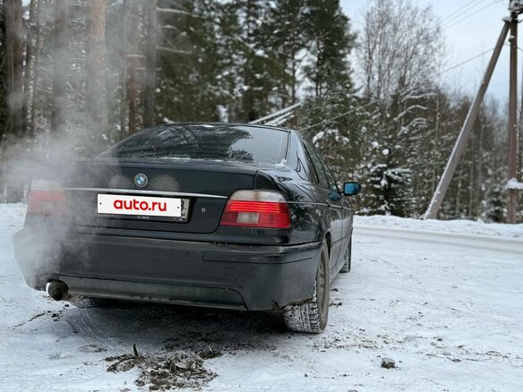 2002 BMW 5 серии 535i IV (E39) Рестайлинг, чёрный, 650000 рублей - вид 4
