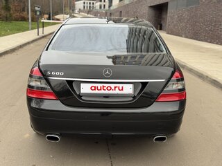 2007 Mercedes-Benz S-Класс Long 600 Guard V (W221), чёрный, 1840000 рублей, вид 5