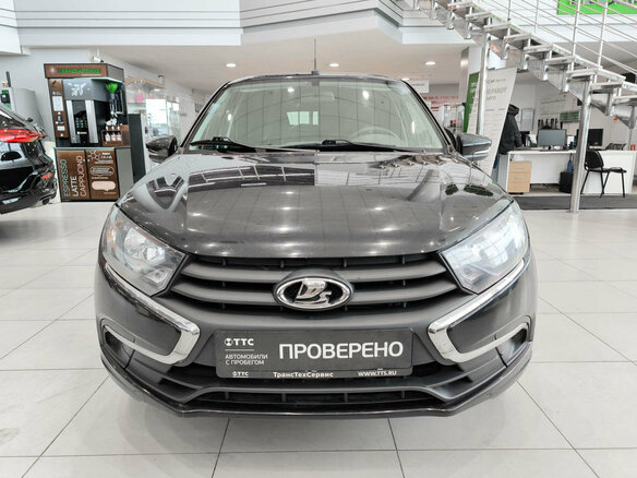 2023 Lada (ВАЗ) Granta I Рестайлинг, чёрный - вид 1