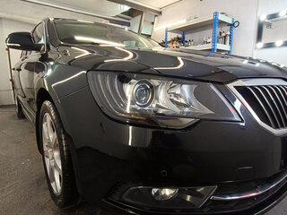2014 Skoda Superb II Рестайлинг, чёрный, 1500000 рублей, вид 5