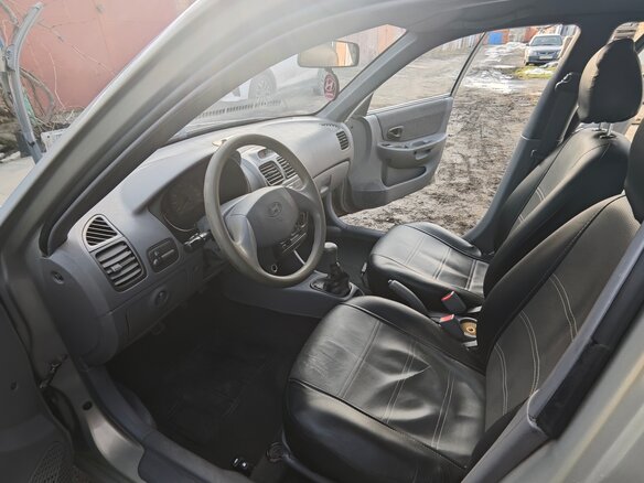2008 Hyundai Accent ТагАЗ II, серый, 410000 рублей - вид 9