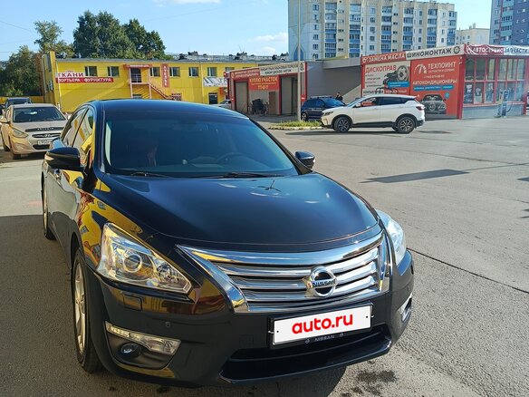2014 Nissan Teana III (L33), чёрный - вид 2