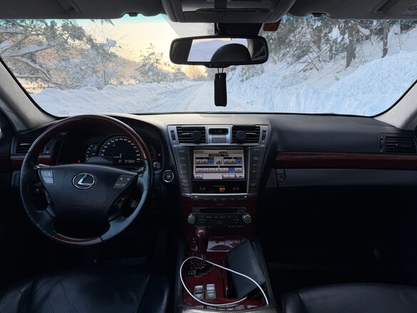 2009 Lexus LS 460 L IV Рестайлинг, чёрный - вид 6