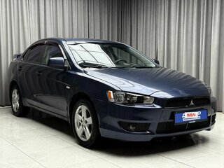 2008 Mitsubishi Lancer X, синий, 689000 рублей, вид 3