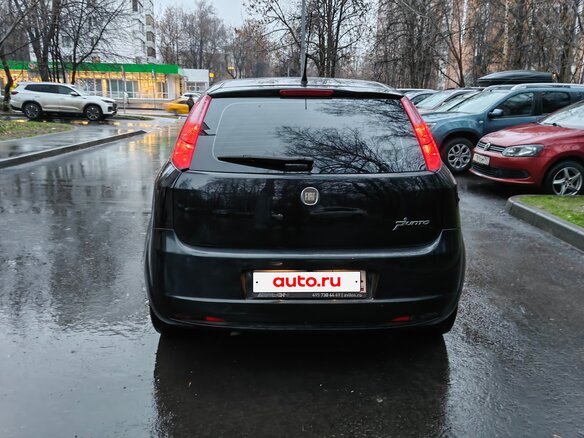 2008 Fiat Punto III Grande Punto, чёрный, 360000 рублей - вид 6
