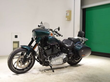 2021 Harley-Davidson Sport Glide, зелёный, 1185000 рублей, вид 4