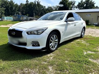 2014 Infiniti Q50 I, белый, 1850000 рублей, вид 1