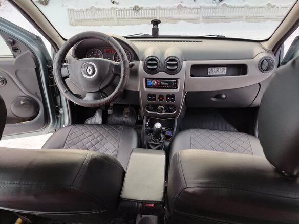 2011 Renault Sandero I, синий, 495000 рублей - вид 25