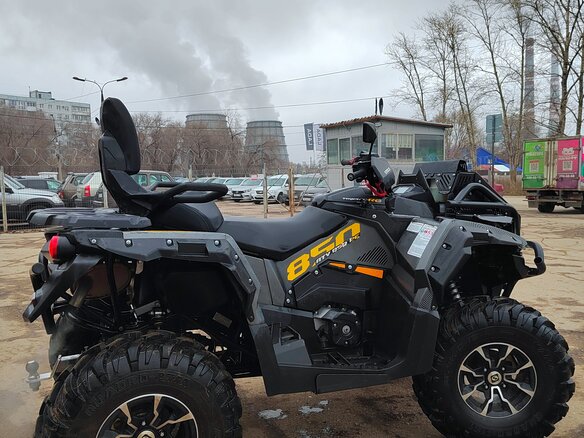 2025 Stels ATV-850 Guepard Trophy, серый - вид 2