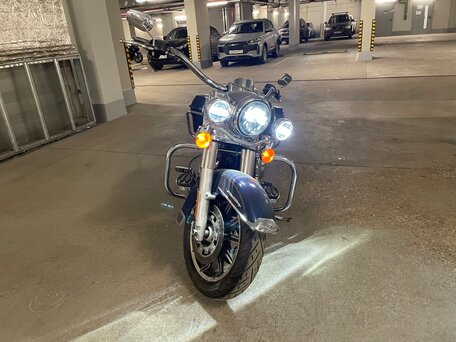 2014 Harley-Davidson Road King, синий, 1666666 рублей, вид 3